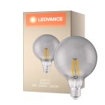 Ledvance Smart+ Wifi E27 Globe Classic filament Sløret 6W 540lm - 825 ekstra varm hvid | dæmpbar - erstatter 50W