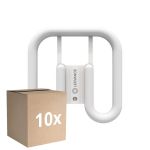 Fordelspakke 10x Ledvance DULUX-SQ LED 7W - 835 Varm Hvid | 2-Pinde - Erstatter 16W