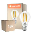 Fordelspakke 10x Ledvance Classic LED E27 Pære Filament Klar 11W 1521lm - 827 Ekstra Varm Hvid | Erstatter 100W